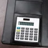 Portable Leather Multi-function A5 Notebook Custom Logo Printing Notebook With Calculator