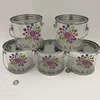 Printed 5 Liter Clear Plastic Honey Bucket Clear Candy Pail Handle Plastic Pail