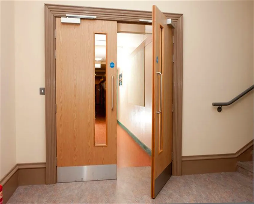 Guangzhou Industrial Steel Security Doors Commercial Steel Double