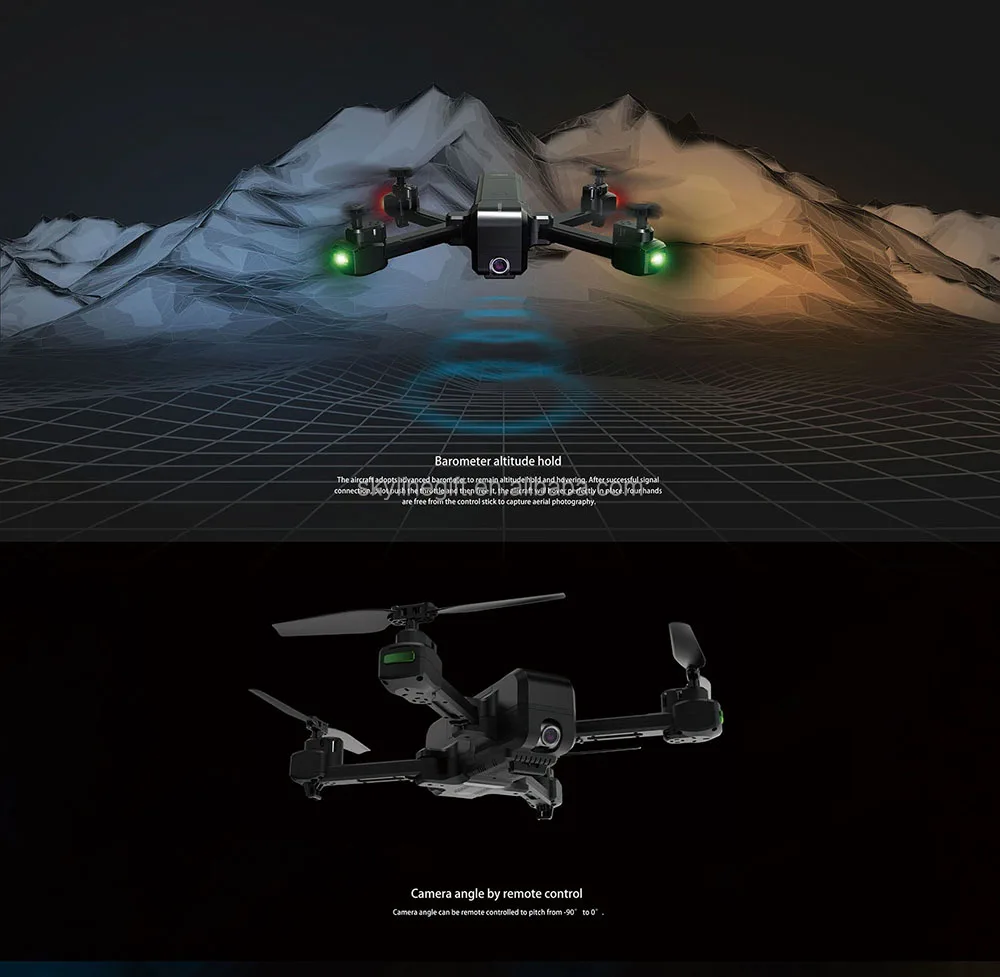 2019 New Mjx X103w Foldable Gps Drone 110 Degree 5g 1080p Wifi Servo