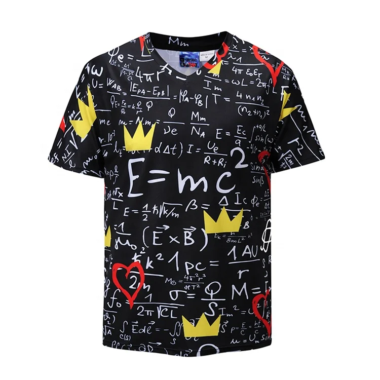 

Genius Man 3D Math Formula T Shirt