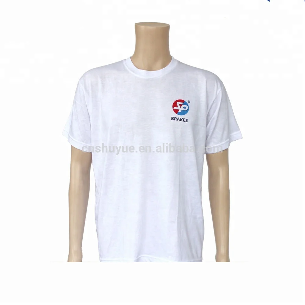 

fashionable high quality plain white cotton t-shirt
