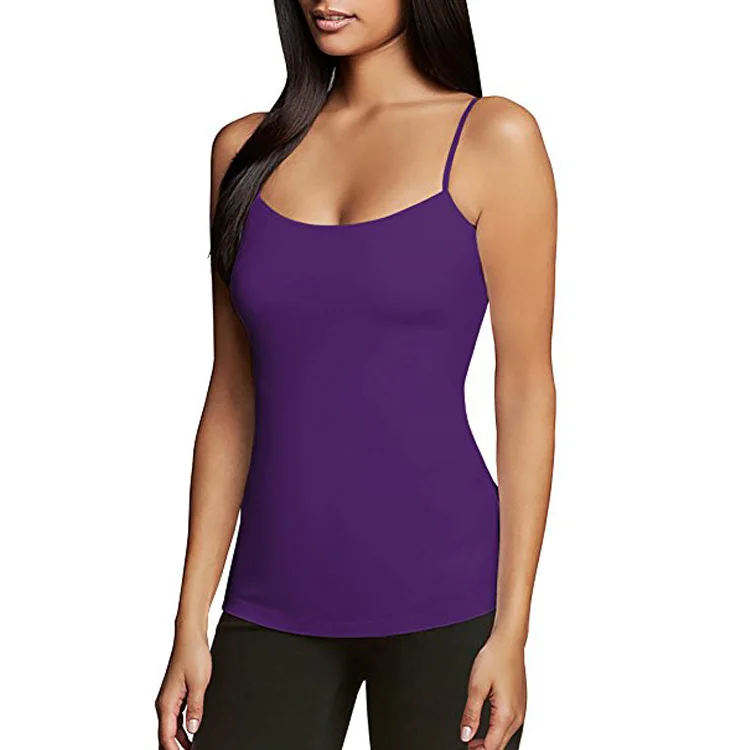 
Fashional comfortable wholesale Seamless Modal Spandex Fabric Camisole Vest Latest Fancy Tops 