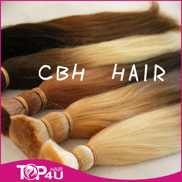 Hot new products for 2015 brazilian two toned human hair for braiding