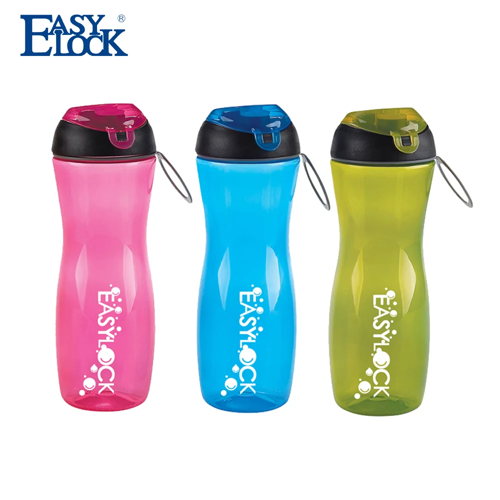 

Elegant Promotional Gourd Plastic Water Bottle With Lid, Blue,green,rose