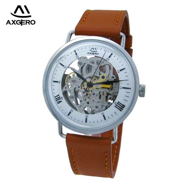 

Hot 2019 made in china 316l stainless steel oem skeleton mechanical watches men luxury brand automatic