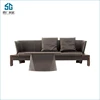 Minimalist office reception sofa with side table,living room sofa furniture couch set