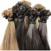 100% European Hair Fast Shipping Flat Tip Hair Extension Accept Sample