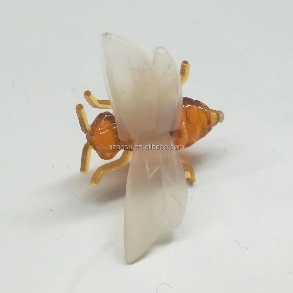 Plastic Bees,Plastic Bees With Wings And Pin For Decoration Buy