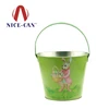 Colorful Metal open tin ice bucket for beer/wine/drinks with handle