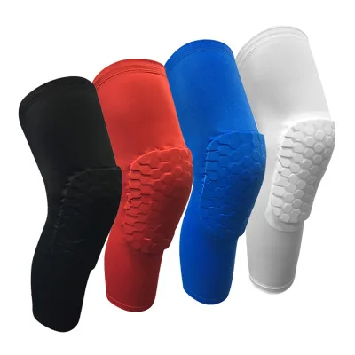 

Amazon best seller 2018 sports elastic knee sleeve keeping warm leg support lycra knee pads for tenis, Black /white/red/blue