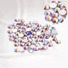 Crystal AB Flat Back Non Hot Fix Rhinestone Crystal For Nail Art