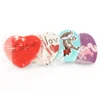VOGRACE NO MAQ cheap wholesale pin badge, custom heart shape buttons cheap custom loveky cute cartoon anime heart tinplate badge
