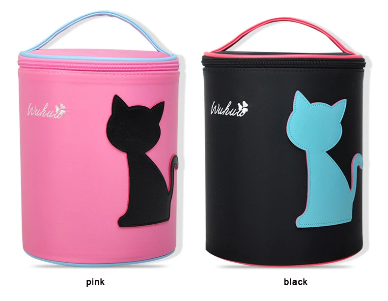 Venta Caliente Gato De Dibujos Animados Bolsa De Almacenamiento De Baño