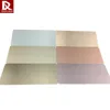 Silk Screen Print using Brushed Aluminum Metal Sheet/plate for wall decoration and house hold appliance panel