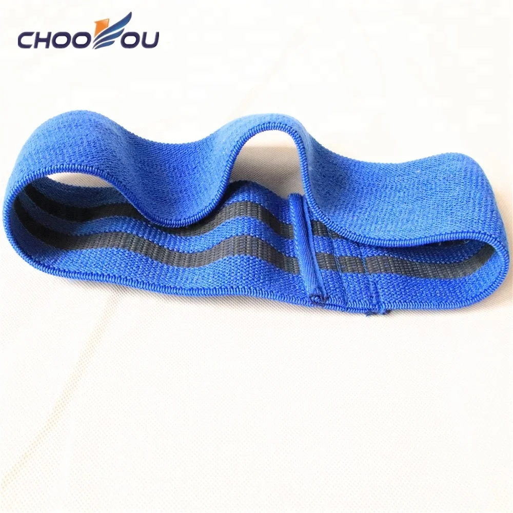 

2018 trending products home fitness hip band hip hight elastic band, Blue