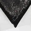 Fish Scale Cheap Black Sequin Fabric Custom Wholesale Applique Sequin