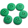 Eco-friendly green 4 holes TPU injection sports wear round button