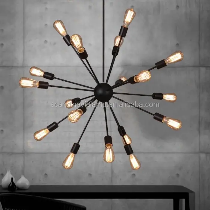 sputnik starburst lights living room bedroom pendant ceiling chandelier