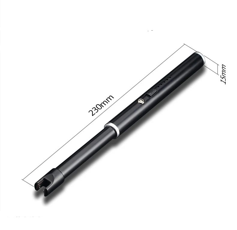 USA Plasma Arc Trendy Long Neck Rechargeable Windproof USB Lighter