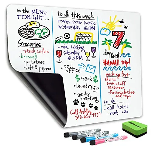 Whiteboard Sticker Fridge Magnet Calendar