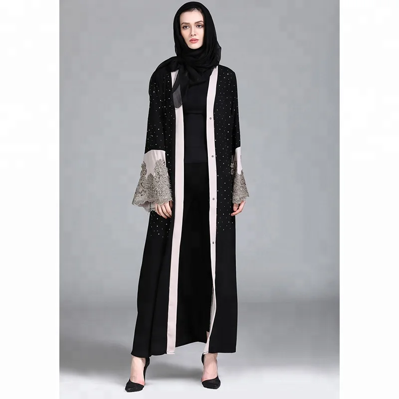 

New stylish islamic clothing muslim women cardigan, As picture