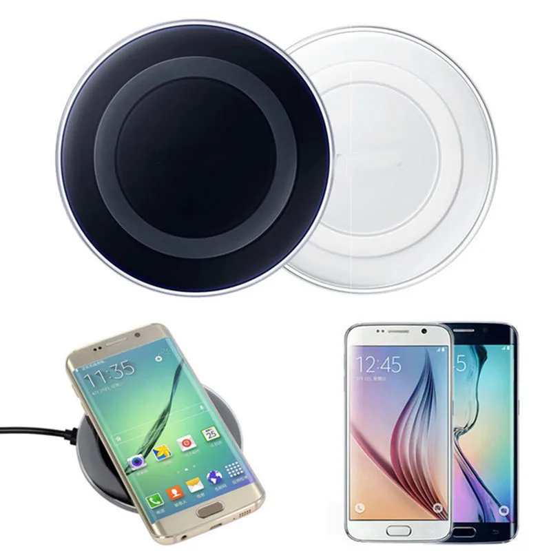 

Universal USB Qi Wireless Charger Charging Pad for iPhone 5 6 6Plus, For Samsung Note Galaxy S6 S7 Edge S8 S9, For HTC, For LG, White;black