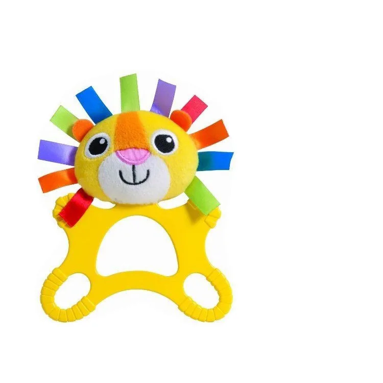 1PC Hot Large Teether Baby Toys Rattle Two style Lion Deer Appease Doll Boys Girls Developmental