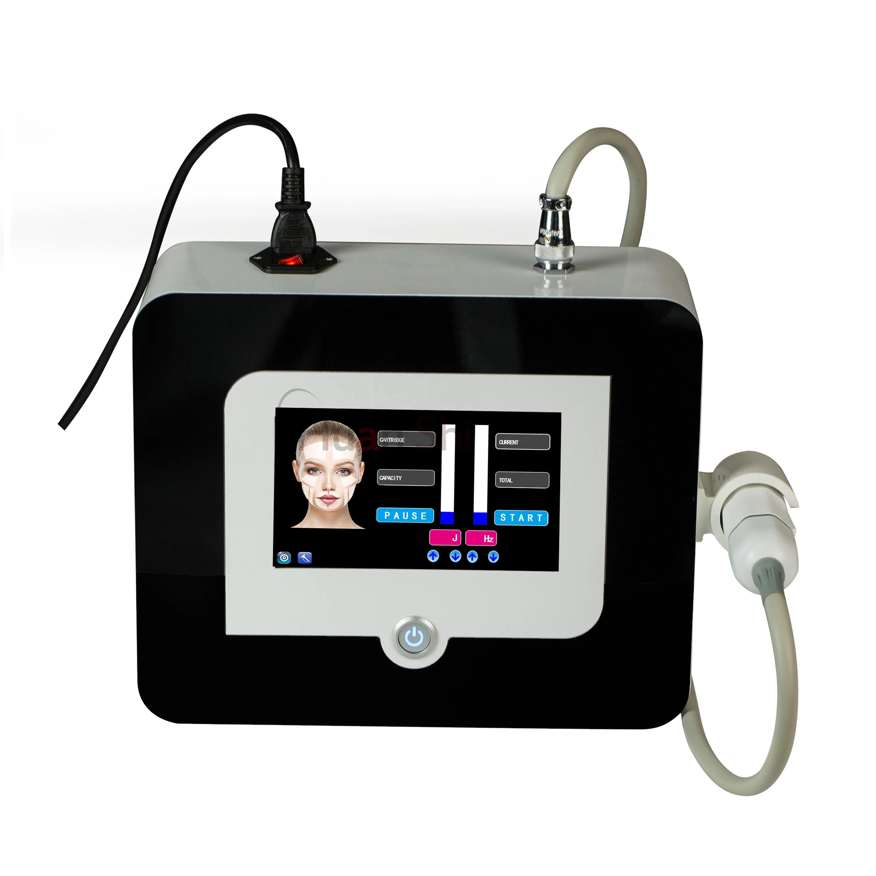 

2019 Portable Vmax Hifu 1.5/3.0/4.5/8.0/13mm Mini Hifu Face Lift Body Slimming Ultrasound Machine