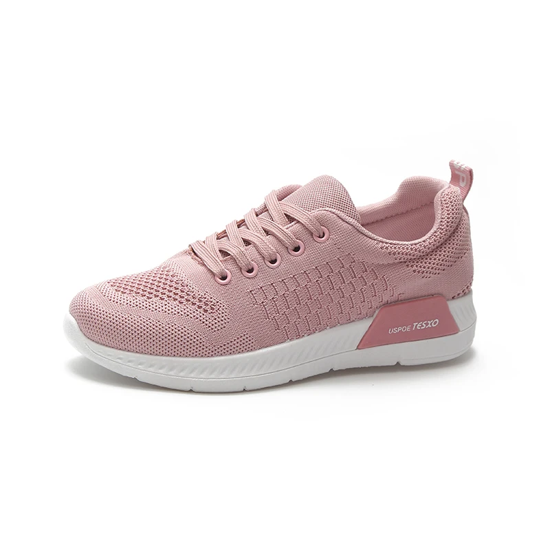 

factory direct fashion mesh upper material eva outsole women running pink sneakers air women sport shoes badminton sport shoes, Customized