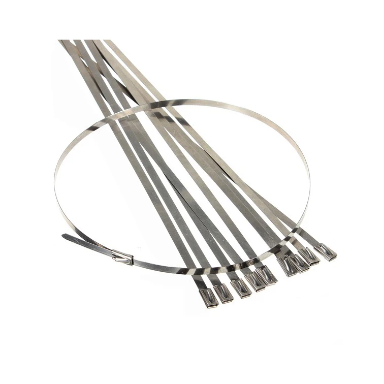 Selflocking Pvc Coated Solar Cable Tie For Solar Cable Management