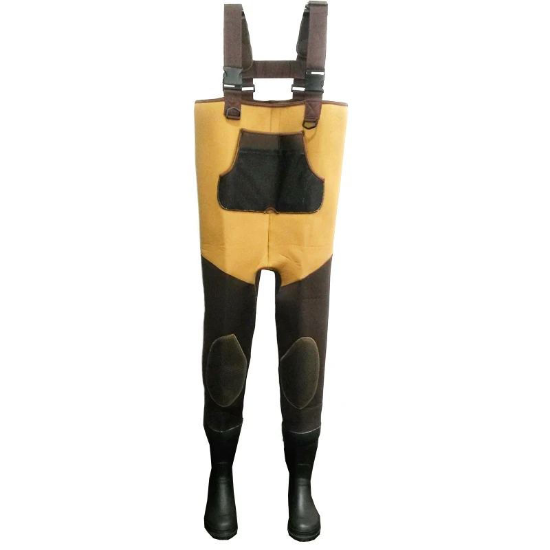 
Hotsales camo waterproof neoprene fishing chest wader fishing boots chest wader 