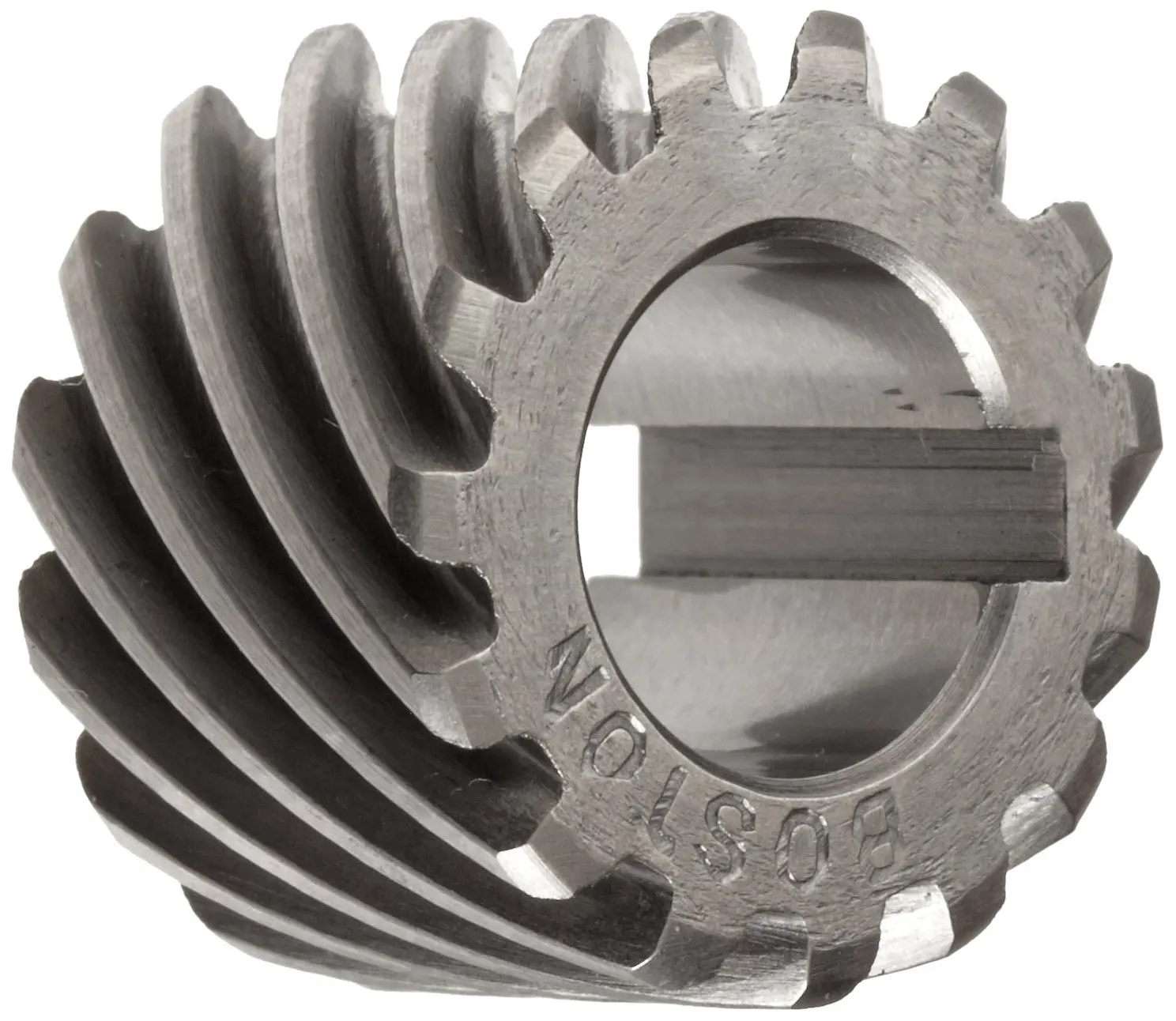 RH Steel 0.625 Bore 45 Degree Helix Boston Gear H1224R Plain Helical Gear 14.5 Degree Pressure Angle 24 Teeth 12 Pitch