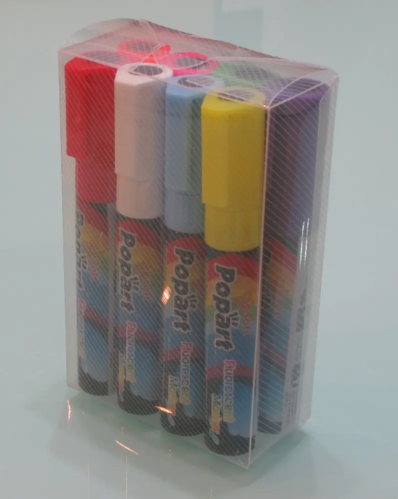 

Top Selling 8 mm Fluorescent Erasable glass chalk pen