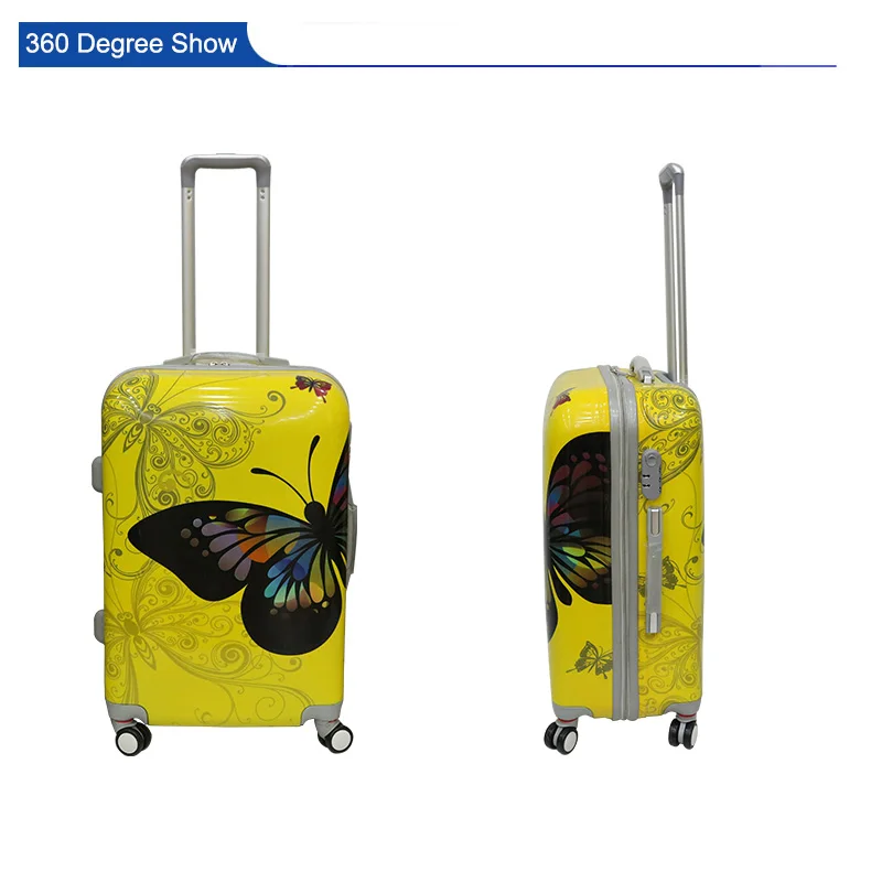 New Models 3 Pcs Set China Supplier Unique Butterfly Travel Carry On ABS Case Hard Shell Luggage.jpg