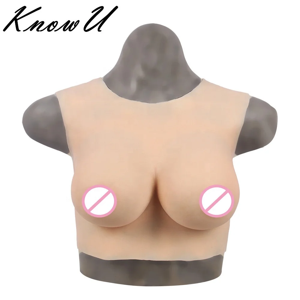 

C Cup top quality artificial crossdress silicone breast forms for man