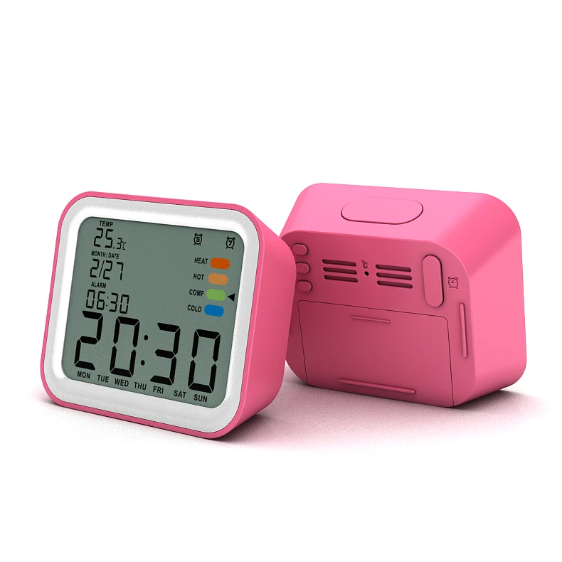 
Hot Selling!! Fresh New Mold ABS Digital Alarm Clock with backlight and snooze 