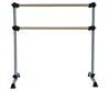 Fitting sport freestanding portable single & double type ballet dance barre for home training