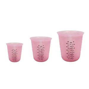 silicone measuring cup and spoon set measuring cup with spout heat resistant silicone