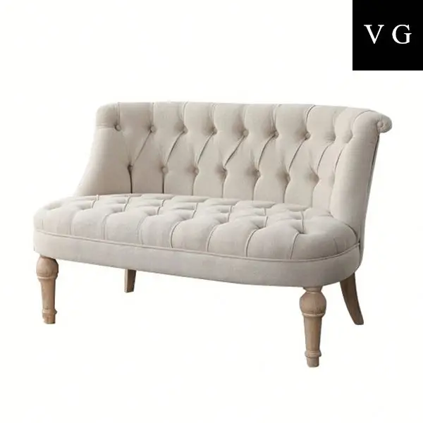 Antique Living Room Parsons Leisure Sofa Coach High Back