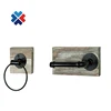 diy industrial wall mounted toilet roller paper holder iron pipe decor decorative steel 1/2" retro flanges malleable fitting