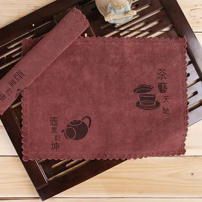 
Luxury Super Microfiber Customized Quick-Dry Tea Towel Made in China 