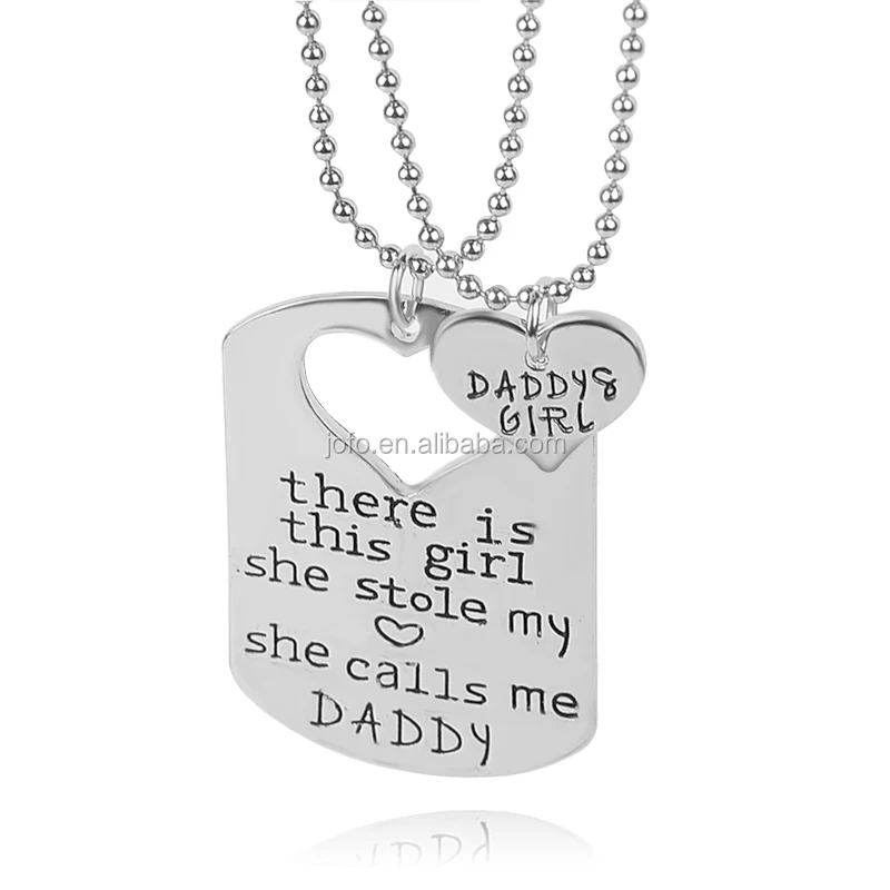 

Fashion New Silver Plated Heart Mother's Day Gift Mommy And Me Necklace