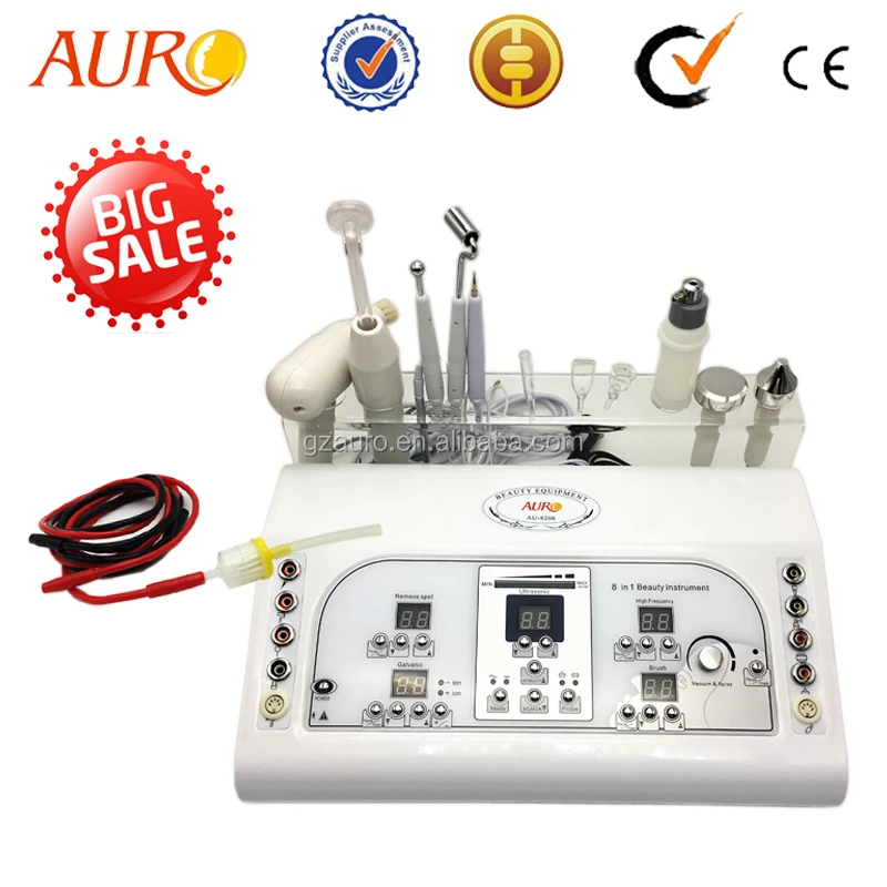 

AU-8208 Best Skin Lightening 7 in 1 Multifunctional Instrument Beauty Machine