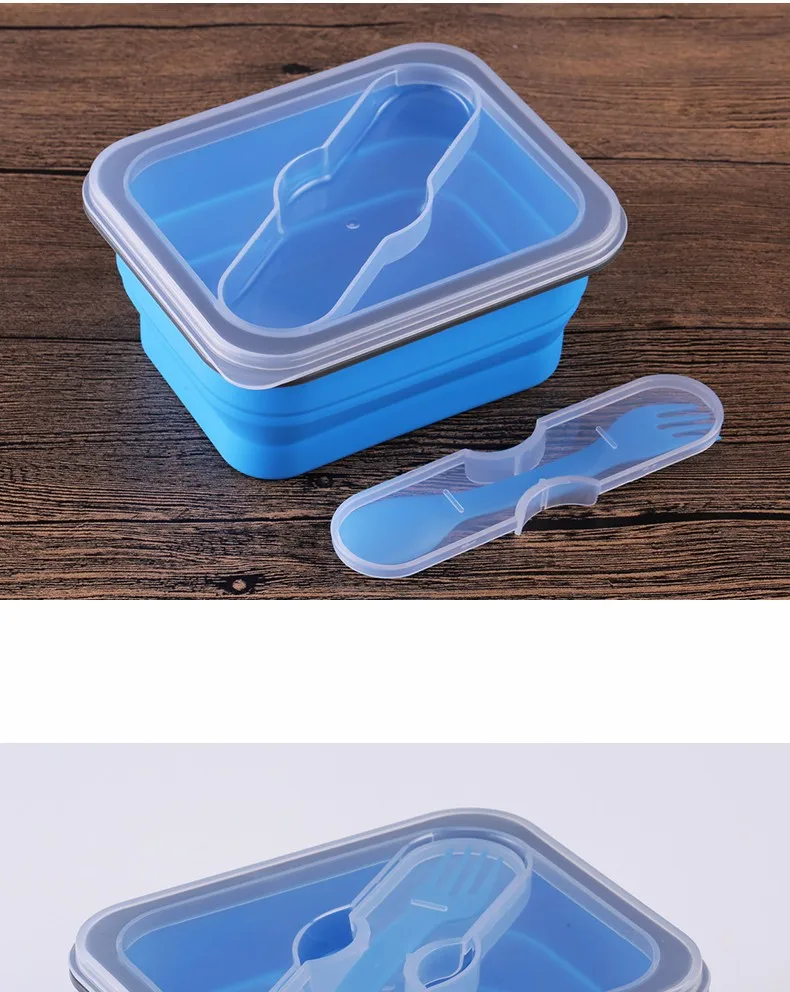 FDA Food Grade Silicone Box, Silicone Lunch Box, Lunch Container