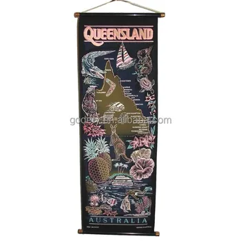 Custom Australia Souvenir Scroll Wall Hanging Scroll Australia