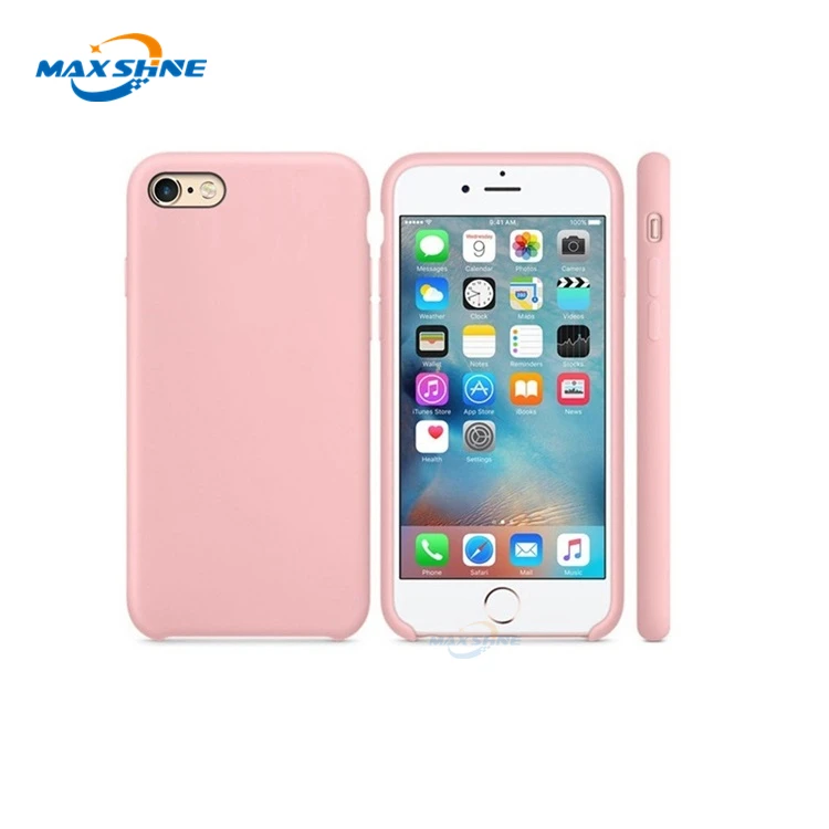Microfiber Liquid Silicone Case For Iphone 6 7 8 X Xs Xr Max ,Original Silicone Case For Iphone xi 5.8 2019 Phone Case