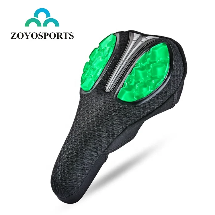 

ZOYOSPORTS MTB Bicycle Seat Saddle Cover Comfortable Soft Silicone Gel Bike Seat Rain Cover, Blue,green, red,as your request