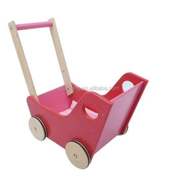 wooden stroller toy