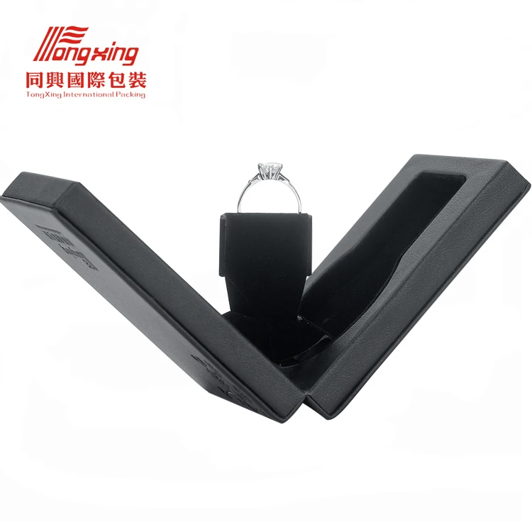 

High Quality Cheap Custom Logo Western Gift Jewelry Box Engagement Ring Box Women Jewellery Ring Box for Lover, Cmyk full color